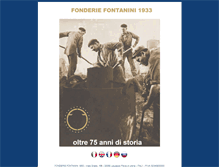 Tablet Screenshot of fonderiefontanini1933.com